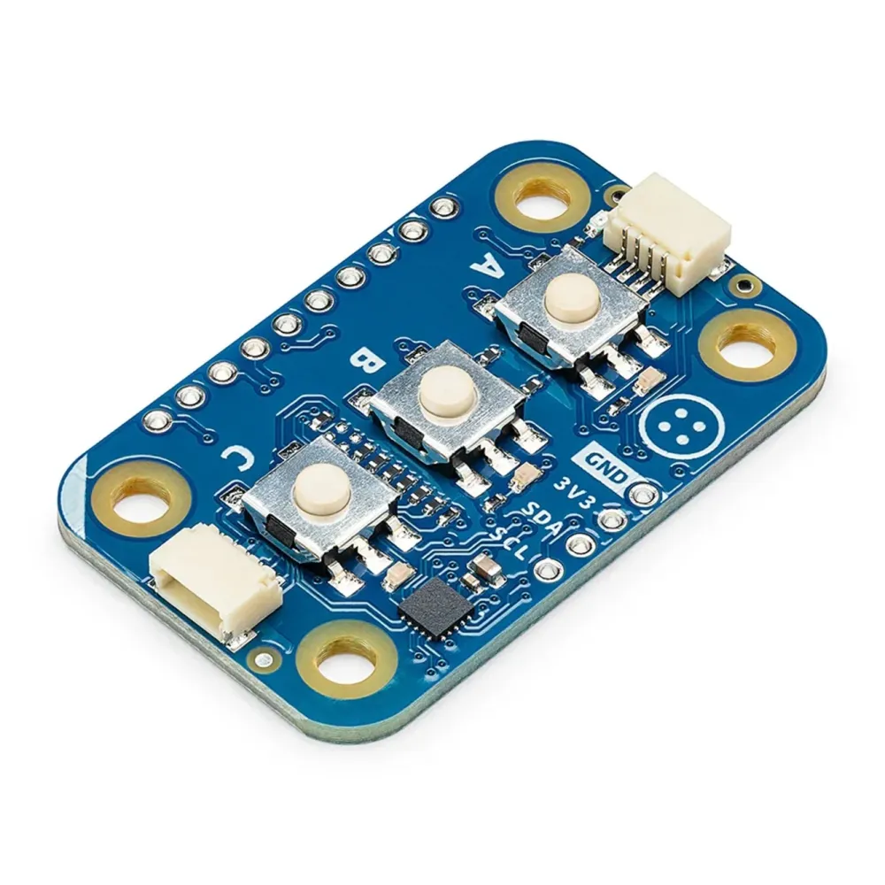 Arduino Elektronikk|Modulino Buttons – knappmodul med LED-indikering
