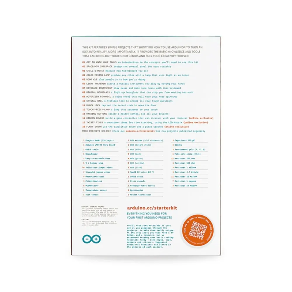 Arduino Biltilbehør|Batterier|Starter Kit R4