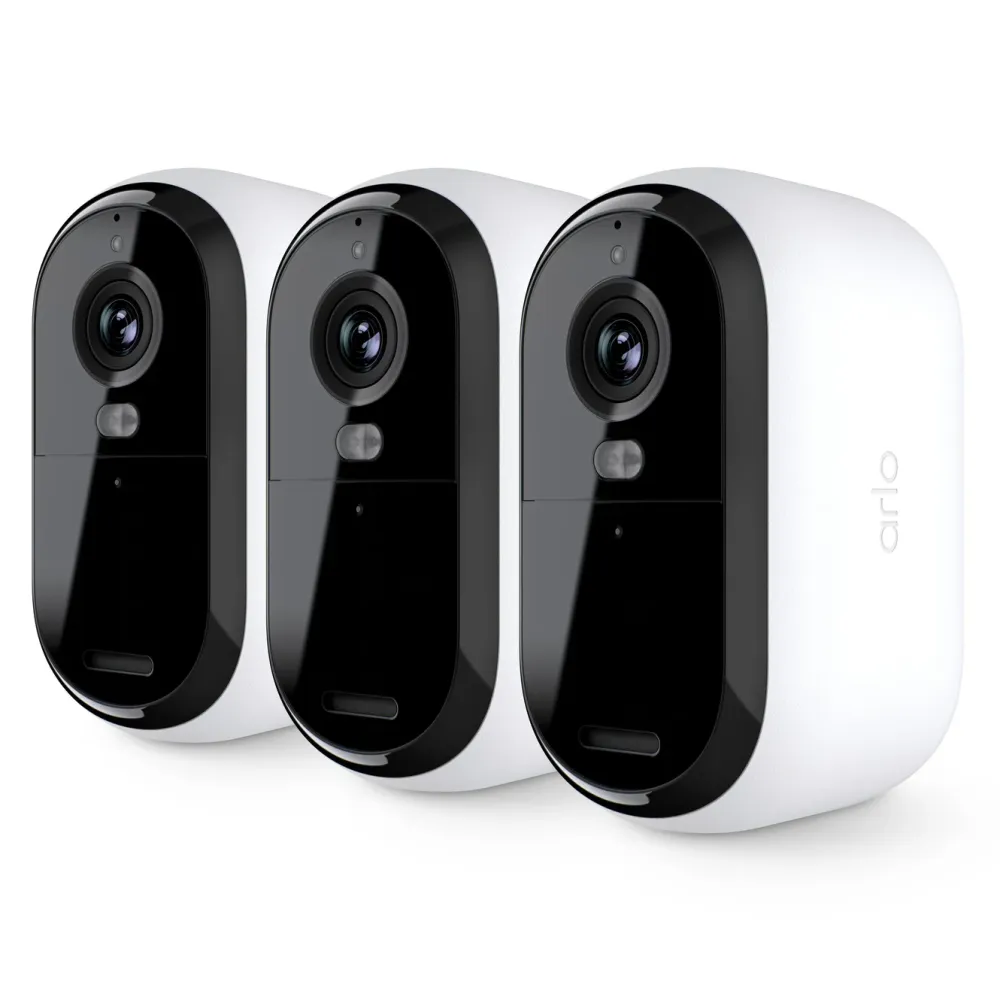 Arlo Kameraovervåking|Essential 3 HD – Trådløst overvåkingskamera 3-pk.
