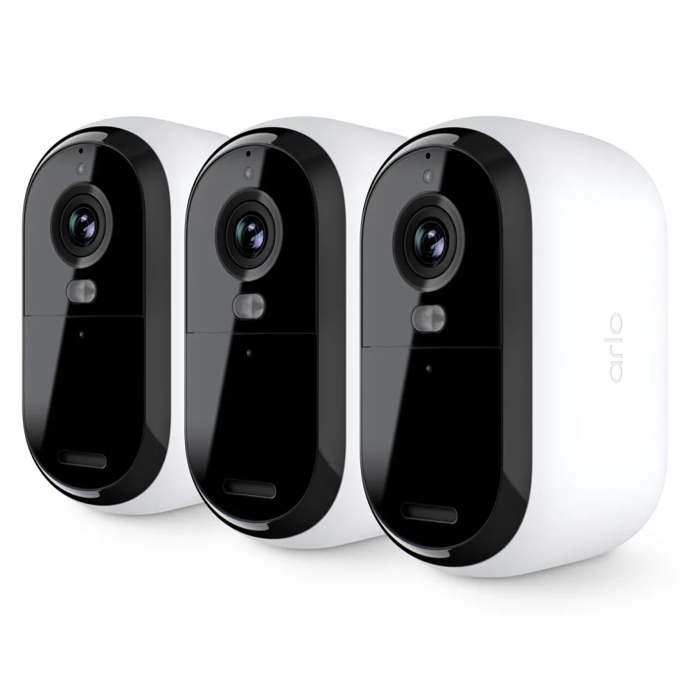 Arlo Kameraovervåking|Essential 3 HD – Trådløst overvåkingskamera 3-pk.