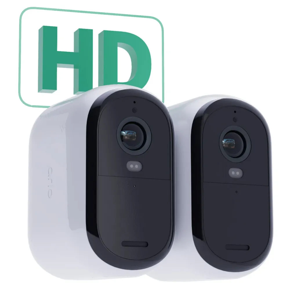 Arlo Kameraovervåking|Essential HD XL Overvåkingskamera 2-pk.