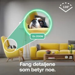 Arlo Kameraovervåking|Essential 3 2K – Overvåkingskamera innendørs 2-pk.