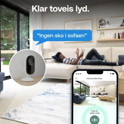 Arlo Kameraovervåking|Essential 3 2K – Overvåkingskamera innendørs 2-pk.