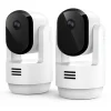 Arlo Kameraovervåking|Essential 3 2K PTZ – Overvåkingskamera innendørs 2-pk.