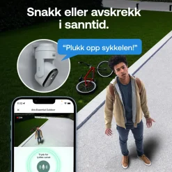 Arlo Kameraovervåking|Essential 3 2K PTZ – Trådløst overvåkingskamera 2-pk.
