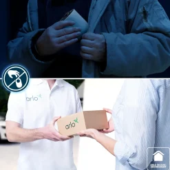 Arlo Kameraovervåking|Essential 2 2K – Trådløst overvåkingskamera 2-pk.