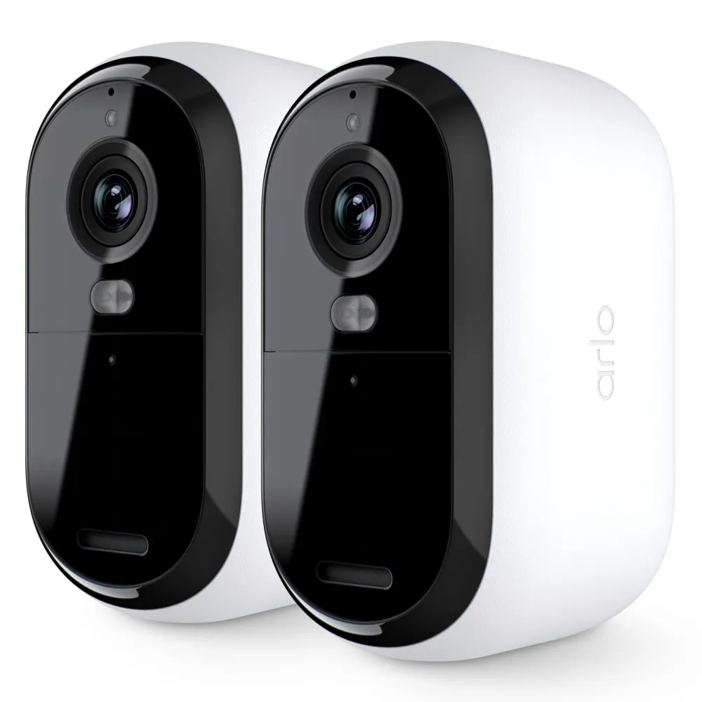 Arlo Kameraovervåking|Essential 2 2K – Trådløst overvåkingskamera 2-pk.