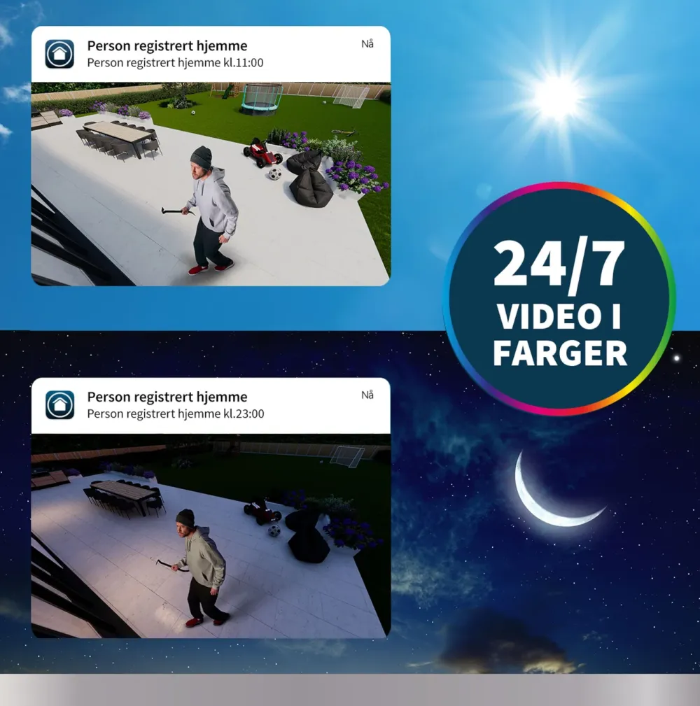 Arlo Kameraovervåking|Pro 3 Floodlight – Overvåkingskamera