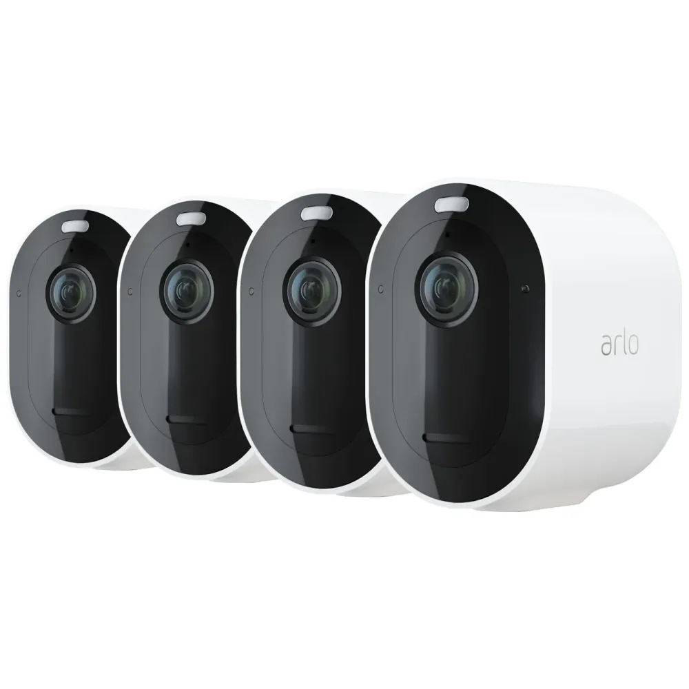 Arlo Kameraovervåking|Pro 4 Spotlight – Trådløst overvåkingskamera 4-pk.