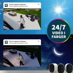 Arlo Kameraovervåking|Pro 5 Spotlight – Trådløst overvåkingskamera 4-pk.