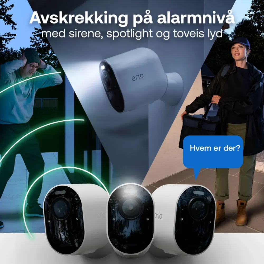 Arlo Kameraovervåking|Pro 6 – Trådløst overvåkingskamera 4-pk.