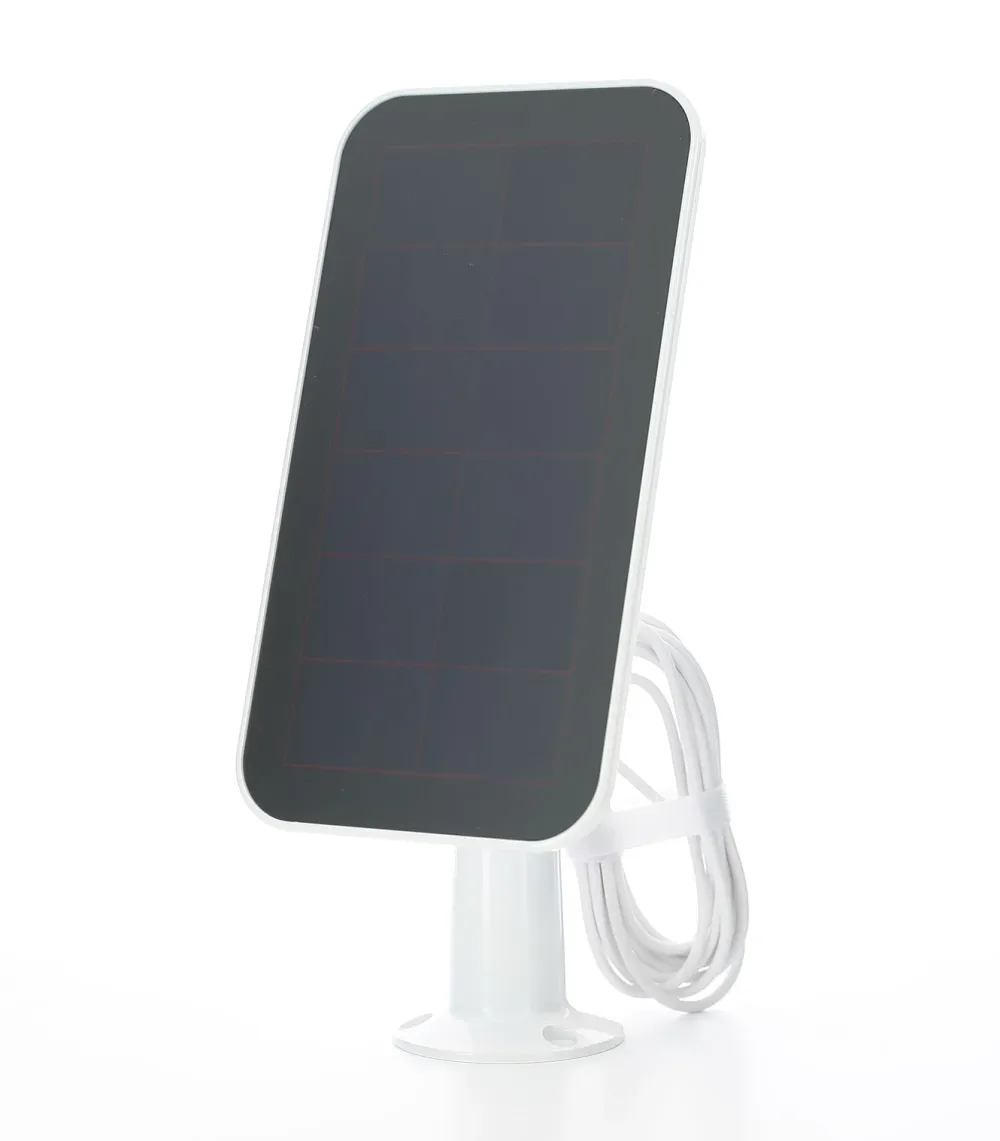 Arlo Kameraovervåking|Solpanel for overvåkingskamera Hvit