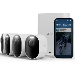 Arlo Kameraovervåking|Ultra 3 4K – Trådløst overvåkingskamera 4-pk.