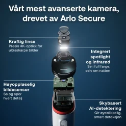 Arlo Kameraovervåking|Ultra 3 4K – Trådløst overvåkingskamera 4-pk.