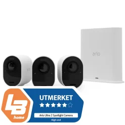 Arlo Kameraovervåking|Ultra 2 Spotlight – Trådløst overvåkingskamera 3-pk.