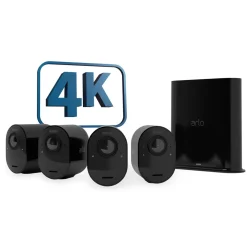 Arlo Kameraovervåking|Ultra 2 Spotlight – Trådløst overvåkingskamera 4-pk.