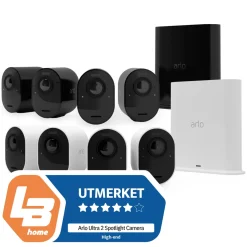 Arlo Kameraovervåking|Ultra 2 Spotlight – Trådløst overvåkingskamera 4-pk.
