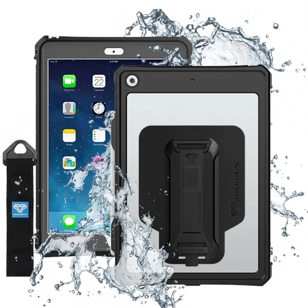 Armor-X Ipad Og Tilbehør|Vanntett deksel for iPad (7.-9. gen), Air (3. gen), Pro (10,5 tommer)