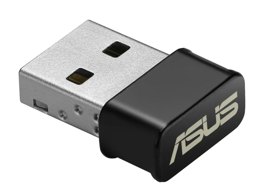 Asus Nettverkskort (Trådløse)|USB-AC53 Nano Trådløst USB-nettverkskort 867 Mb/s