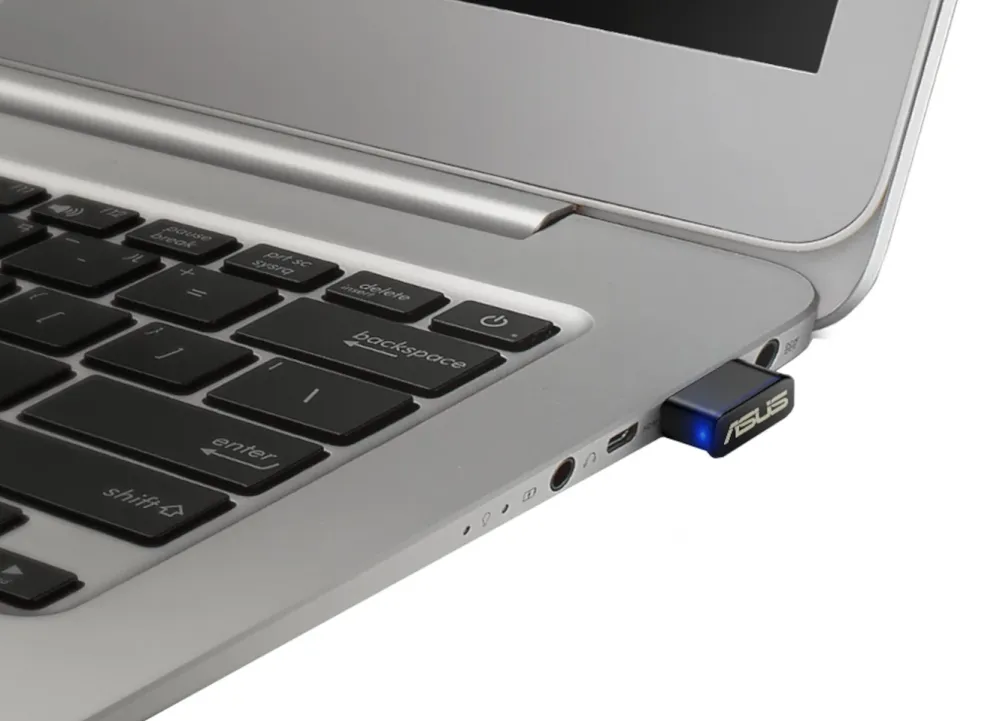 Asus Nettverkskort (Trådløse)|USB-AC53 Nano Trådløst USB-nettverkskort 867 Mb/s