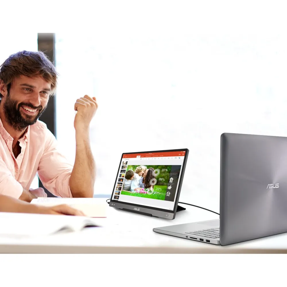 Asus Dataskjermer|ZenScreen MB14AC Portabel monitor 14" USB-A/USB-C