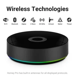 Athom Smarte Alarmer|Smarte Sensorer|Homey Pro (2026) – smarthub for hele hjemmet 4 GB RAM, 2026