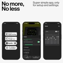 Atonemo Musikkspiller Og Radio|Streamplayer nettverksstreamer Svart