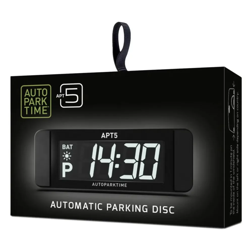 Auto park time Biltilbehør|APT5 Automatisk p-skive