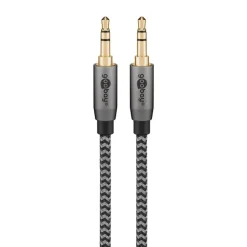 Kjell Lyd- & Videokabler|AUX-lydkabel 3,5 mm 1 m