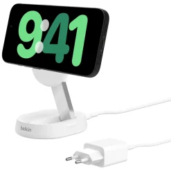 Belkin Iphone-Tilbehør|Hjemmekontor|BoostCharge Pro Ladestativ med Qi2 15 W