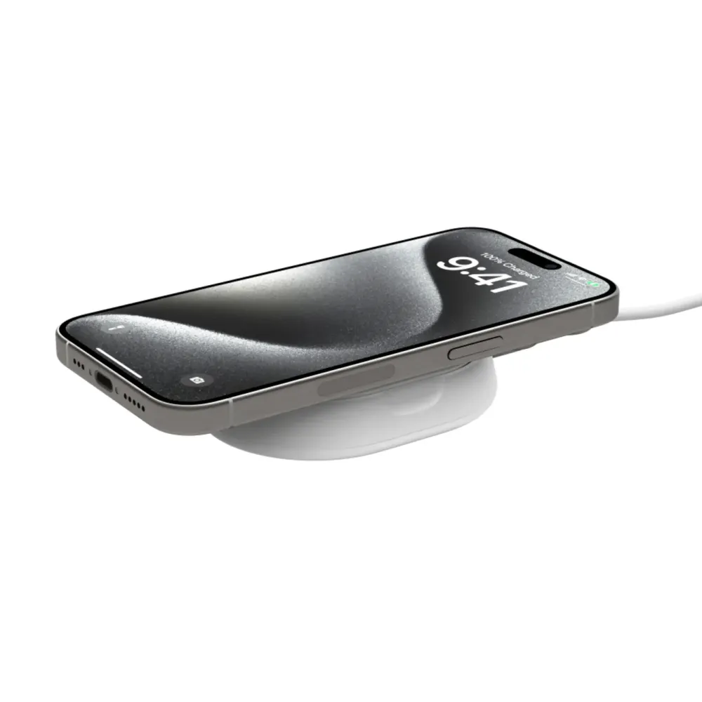 Belkin Iphone-Tilbehør|Hjemmekontor|BoostCharge Pro Ladestativ med Qi2 15 W