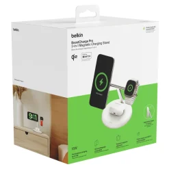 Belkin Iphone-Tilbehør|Hjemmekontor|3-i-1 Qi2 og Magsafe
