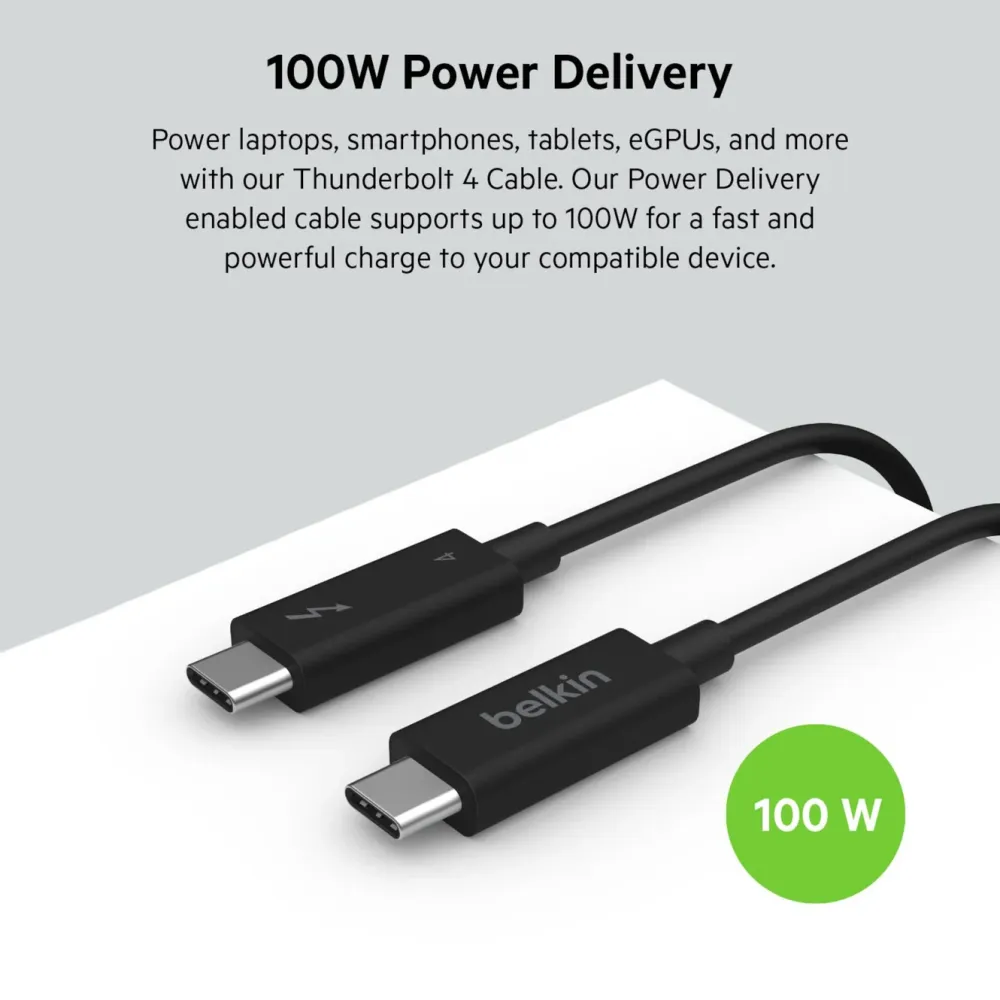Belkin Kabler Og Adaptere|Kabler Og Adaptere|Thunderbolt 4 Aktiv USB-C-kabel 2 m