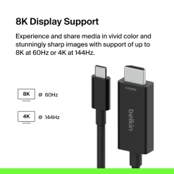 Belkin Kabler Og Adaptere|Hdmi|USB-C til HDMI-kabel 8K/60 Hz 2 m