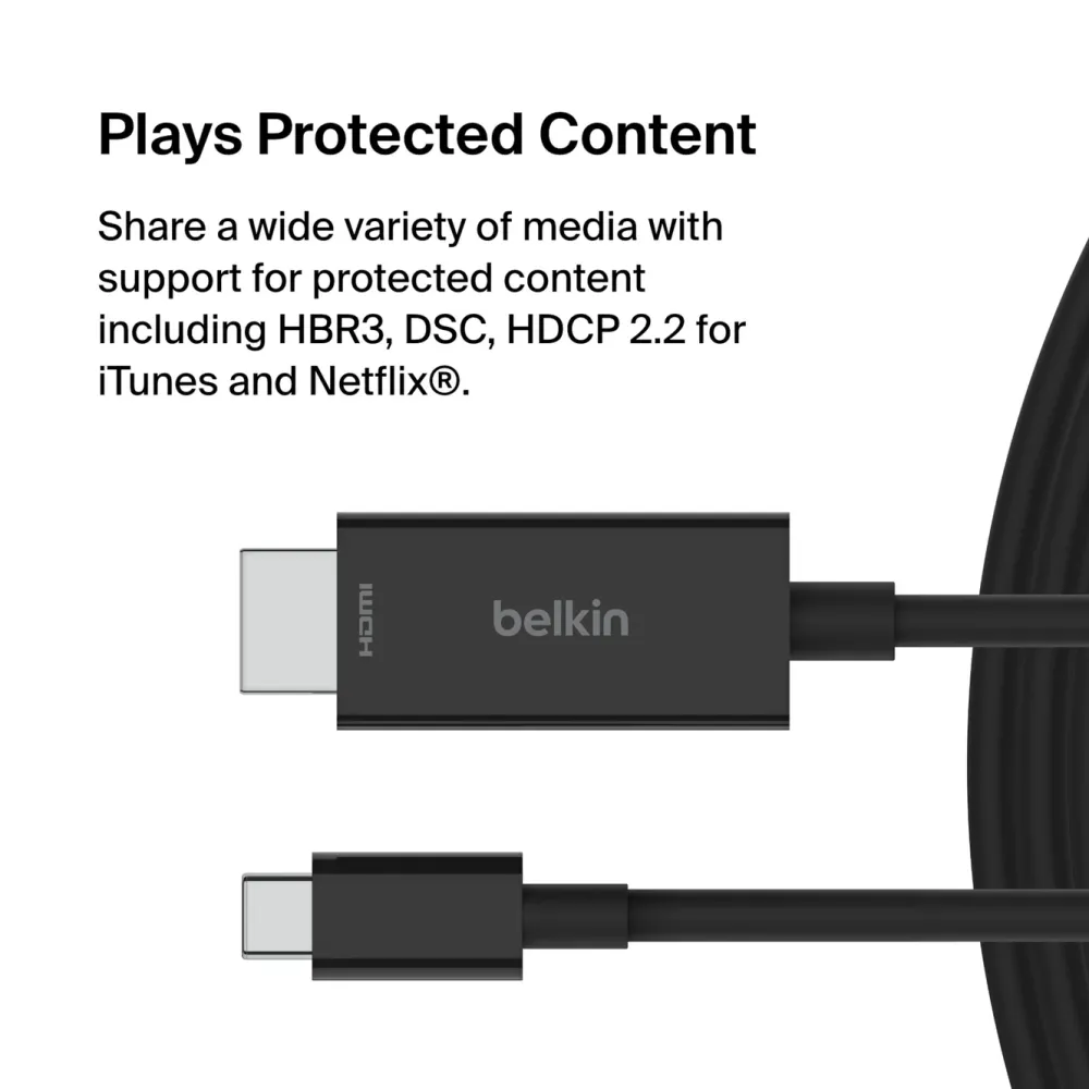 Belkin Kabler Og Adaptere|Hdmi|USB-C til HDMI-kabel 8K/60 Hz 2 m