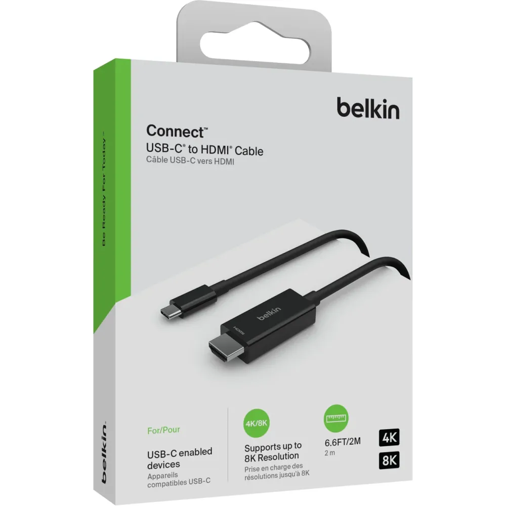 Belkin Kabler Og Adaptere|Hdmi|USB-C til HDMI-kabel 8K/60 Hz 2 m