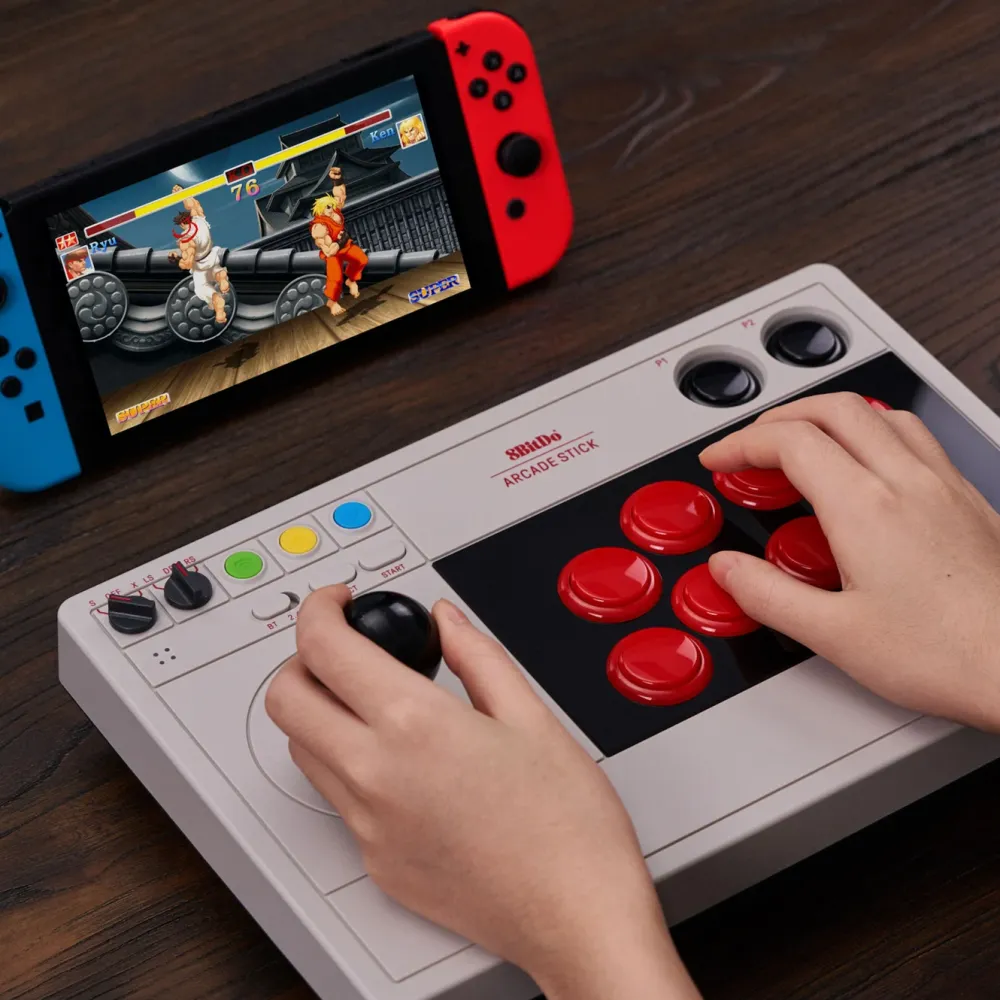 8Bitdo Skjermbeskytter Og Deksel|Gamingskjermer|Arcade Stick