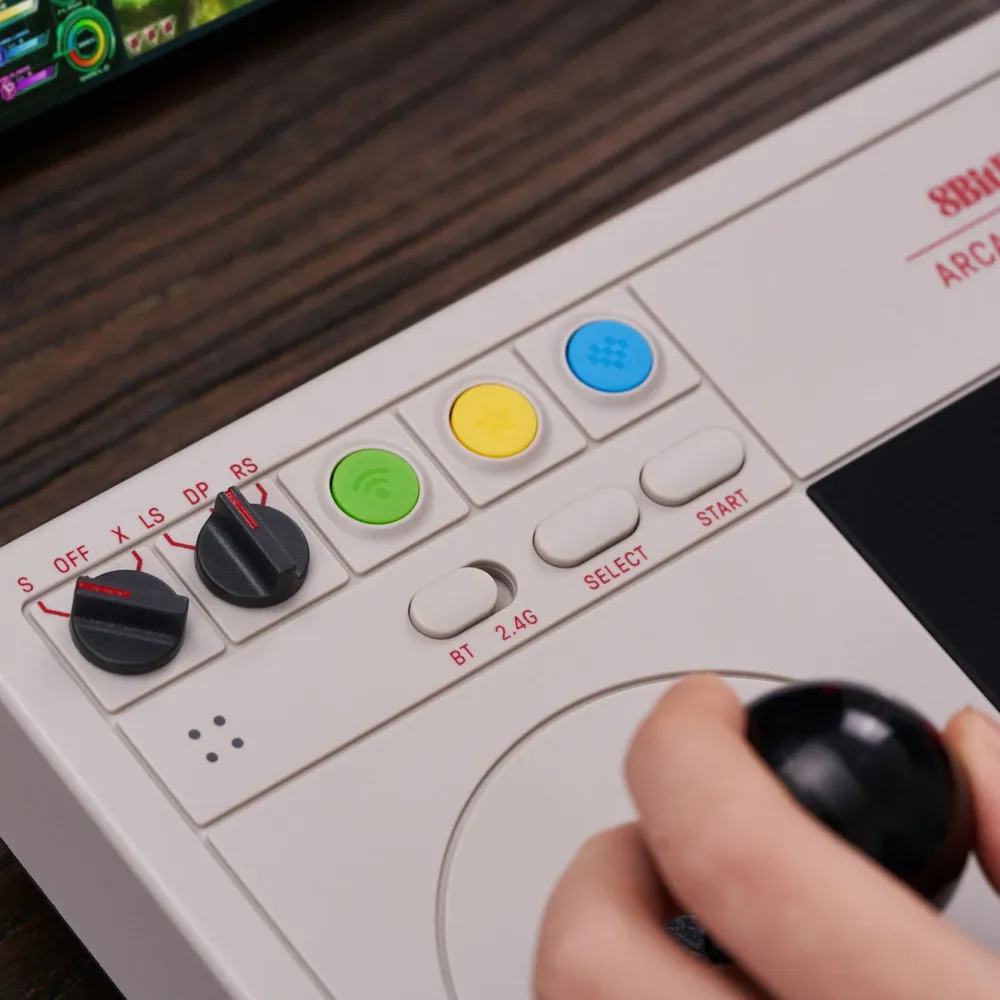 8Bitdo Skjermbeskytter Og Deksel|Gamingskjermer|Arcade Stick