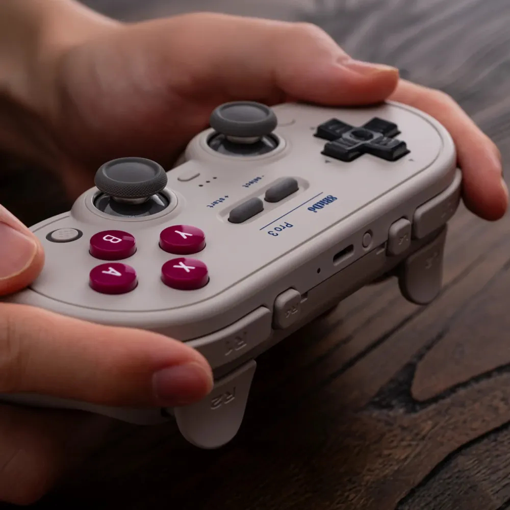 8Bitdo Skjermbeskytter Og Deksel|Gamingskjermer|Pro 3 Bluetooth-gamepad
