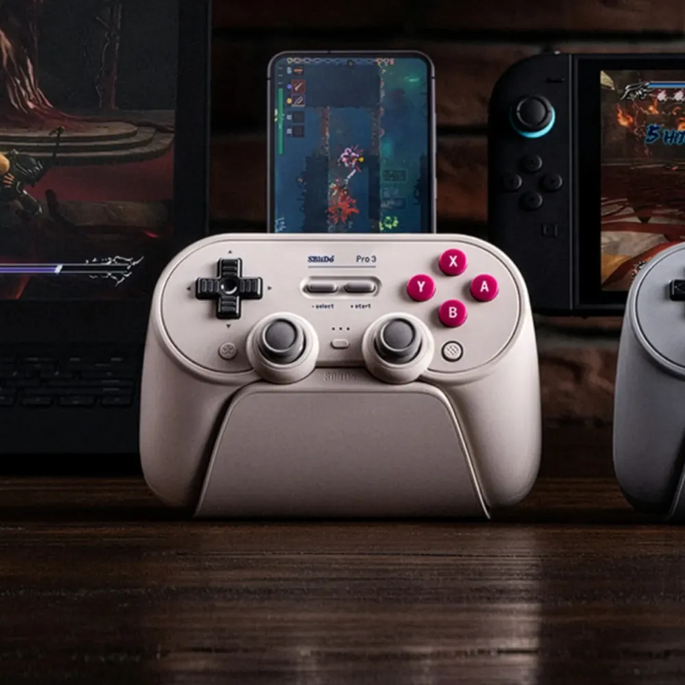 8Bitdo Skjermbeskytter Og Deksel|Gamingskjermer|Pro 3 Bluetooth-gamepad