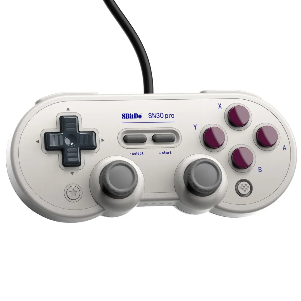 8Bitdo Håndkontroller|SN30 Pro Håndkontroller med USB-tilkobling