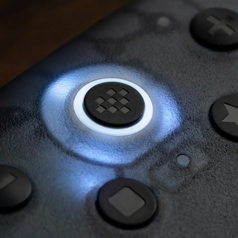 8Bitdo Skjermbeskytter Og Deksel|Gamingskjermer|Ultimate 2C trådløs håndkontroller – Transparent Black