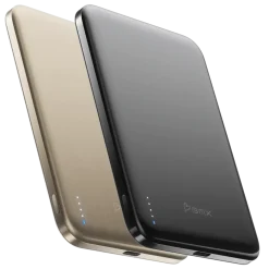 BMX Powerbank|Ultratynt magnetisk Qi2-powerbank 5000 mAh, semi-solid-state i titan