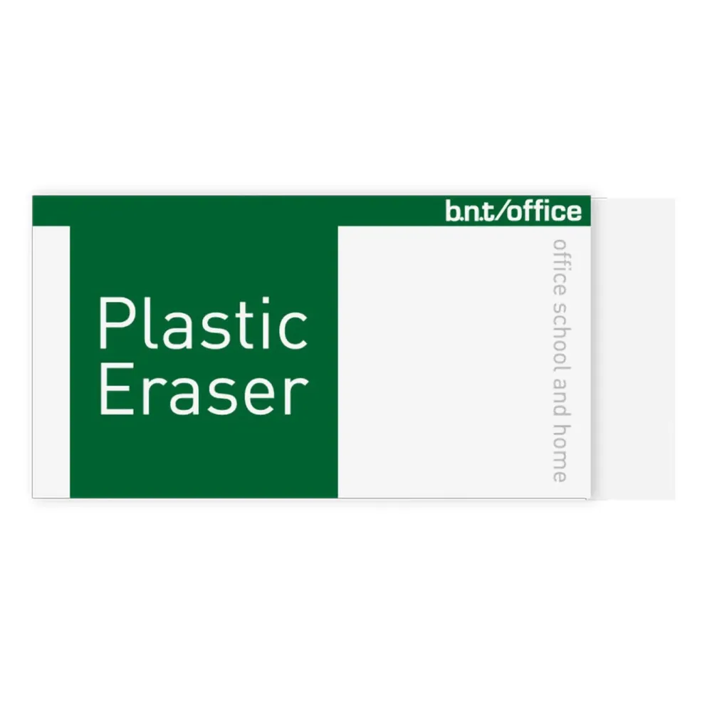 BNT Office Penner|Viskelær hvitt 2-pk.