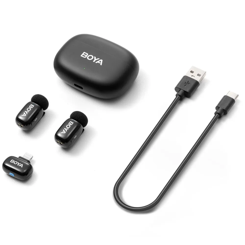 Boya Mikrofoner|mini 2 trådløst mikrofonsystem for iPhone