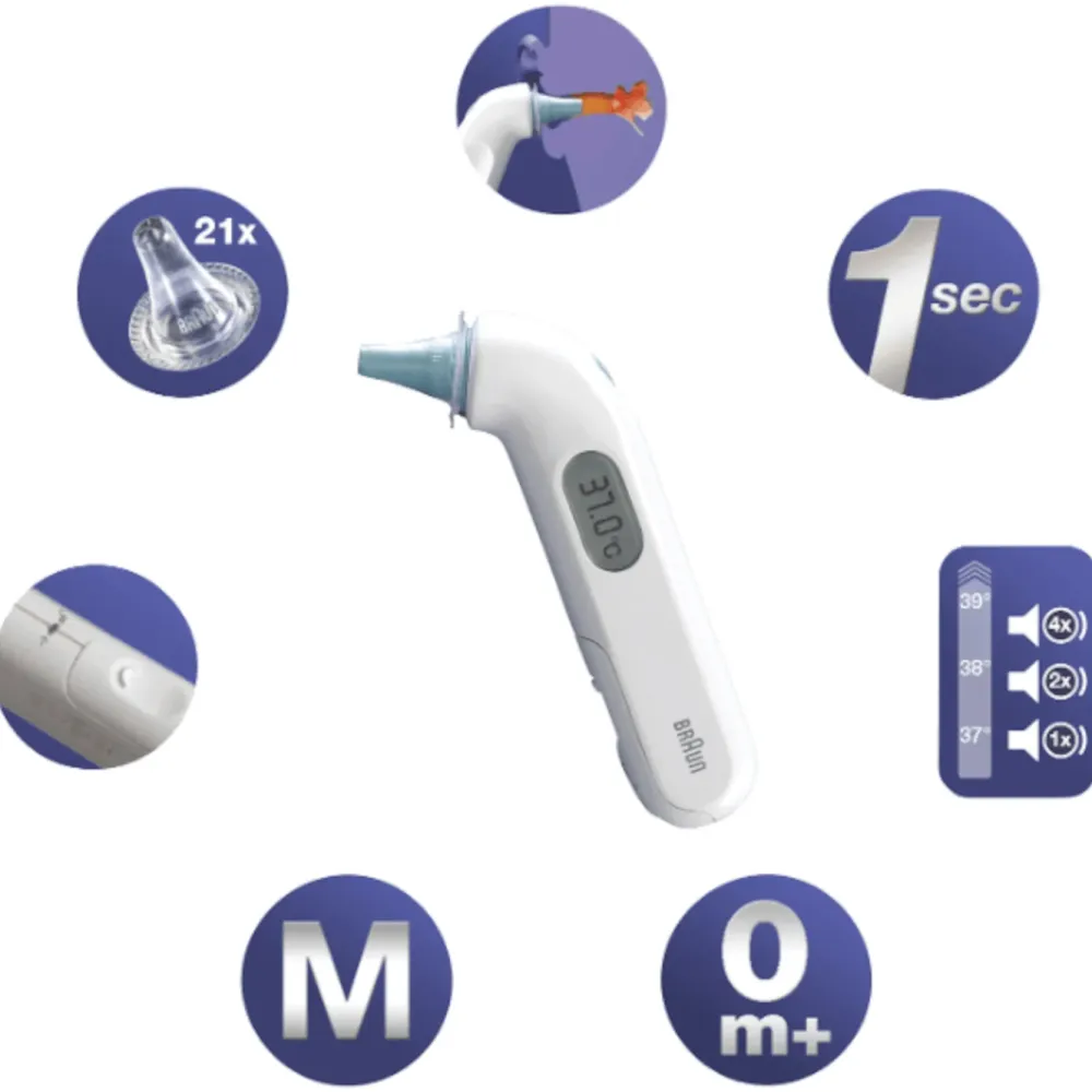 Braun Kropp Og Helse|Thermoscan 3 Øretermometer