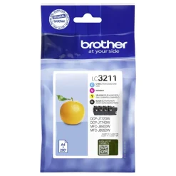 Brother Skrivere Og Tilbehør|LC3211 Blekkpatron 4-pk.