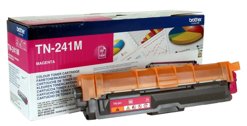 Brother Skrivere Og Tilbehør|Toner TN-241 - Magenta