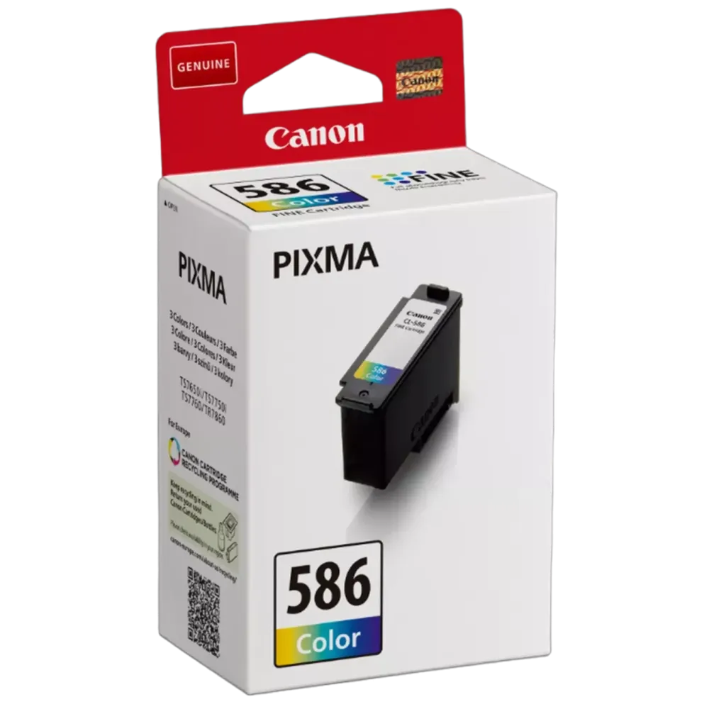Canon Skrivere Og Tilbehør|CL-586 blekkpatron – Farge
