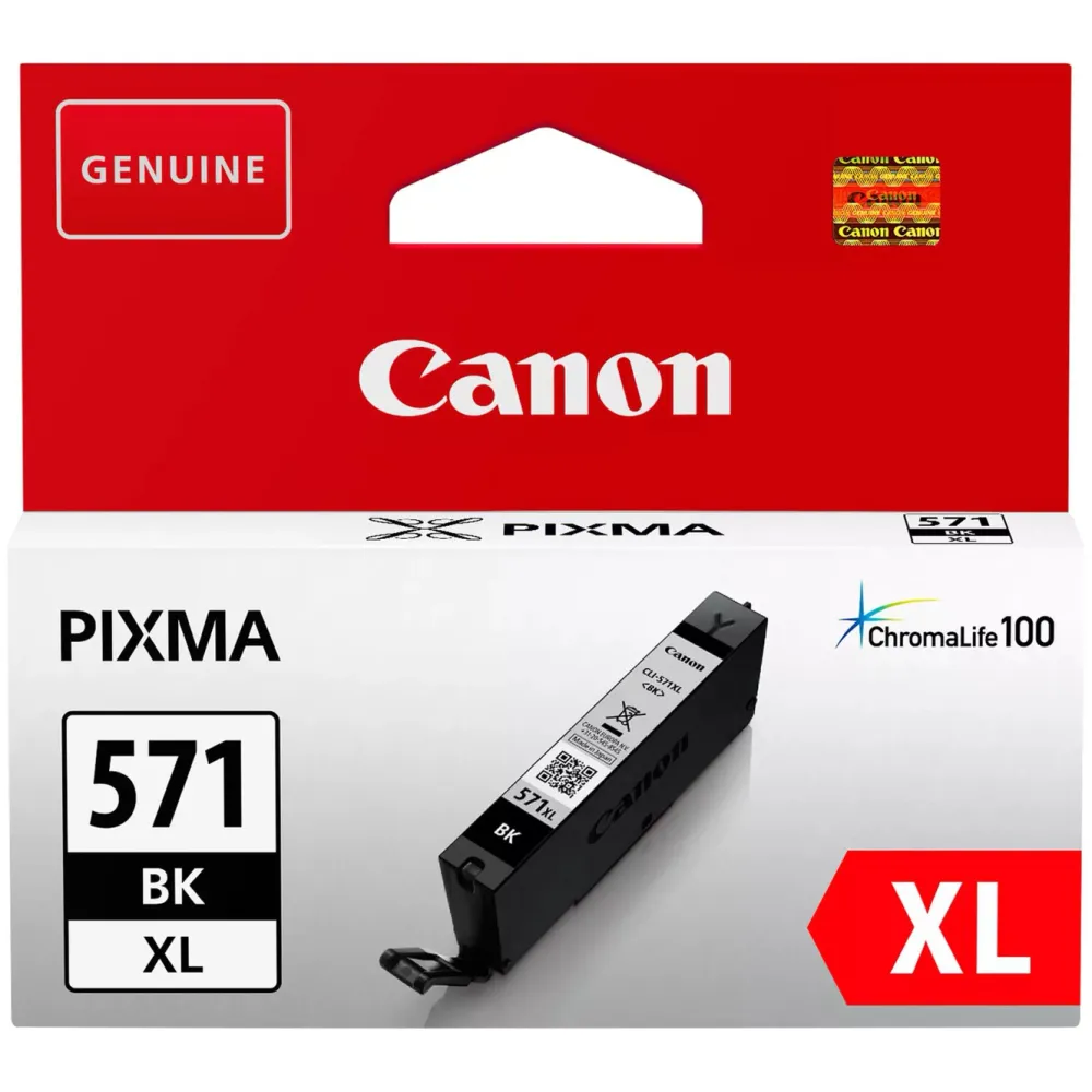 Canon Skrivere Og Tilbehør|CLI-571 XL blekkpatron, svart
